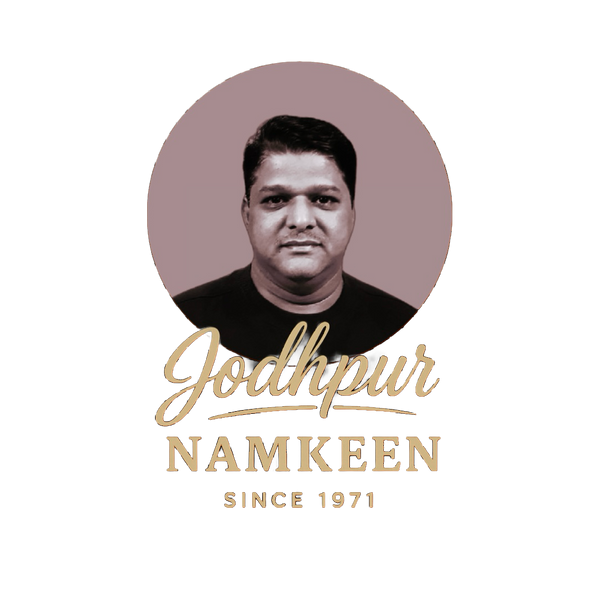 Jodhpur Namkeen founder logo — Since 1971